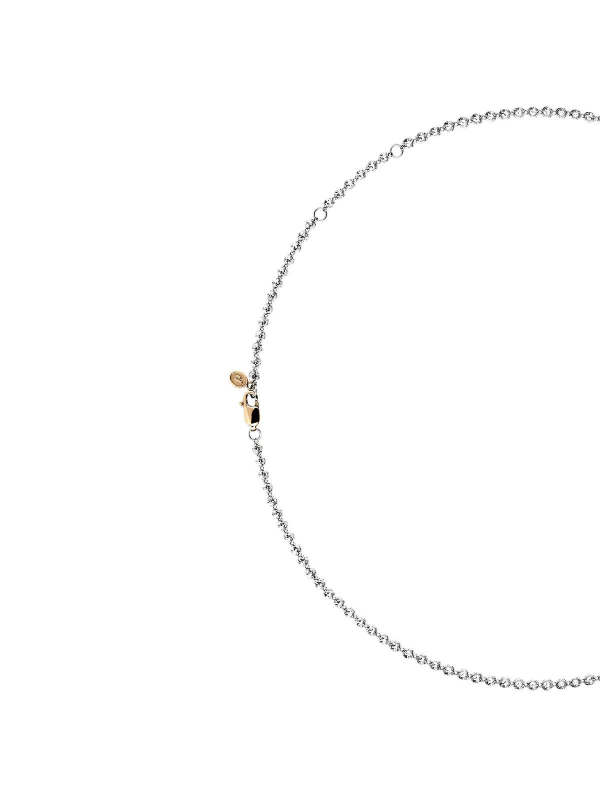 14K FLOATING ETERNITY NECKLACE IN LAB DIAMOND, 14K YELLOW GOLD - Image 2
