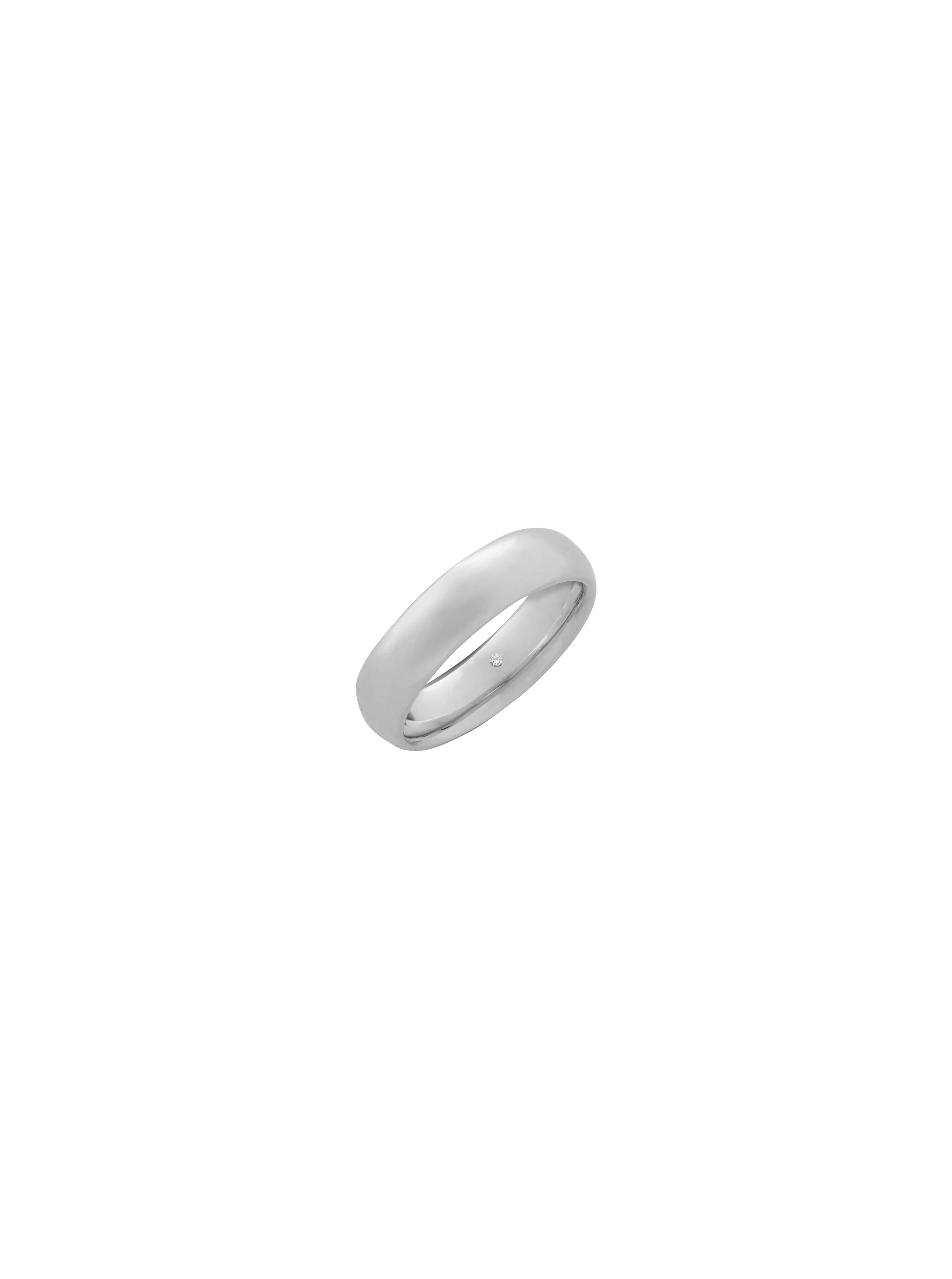 14K HOWARD GOLD BAND, 14K WHITE GOLD - Image 2