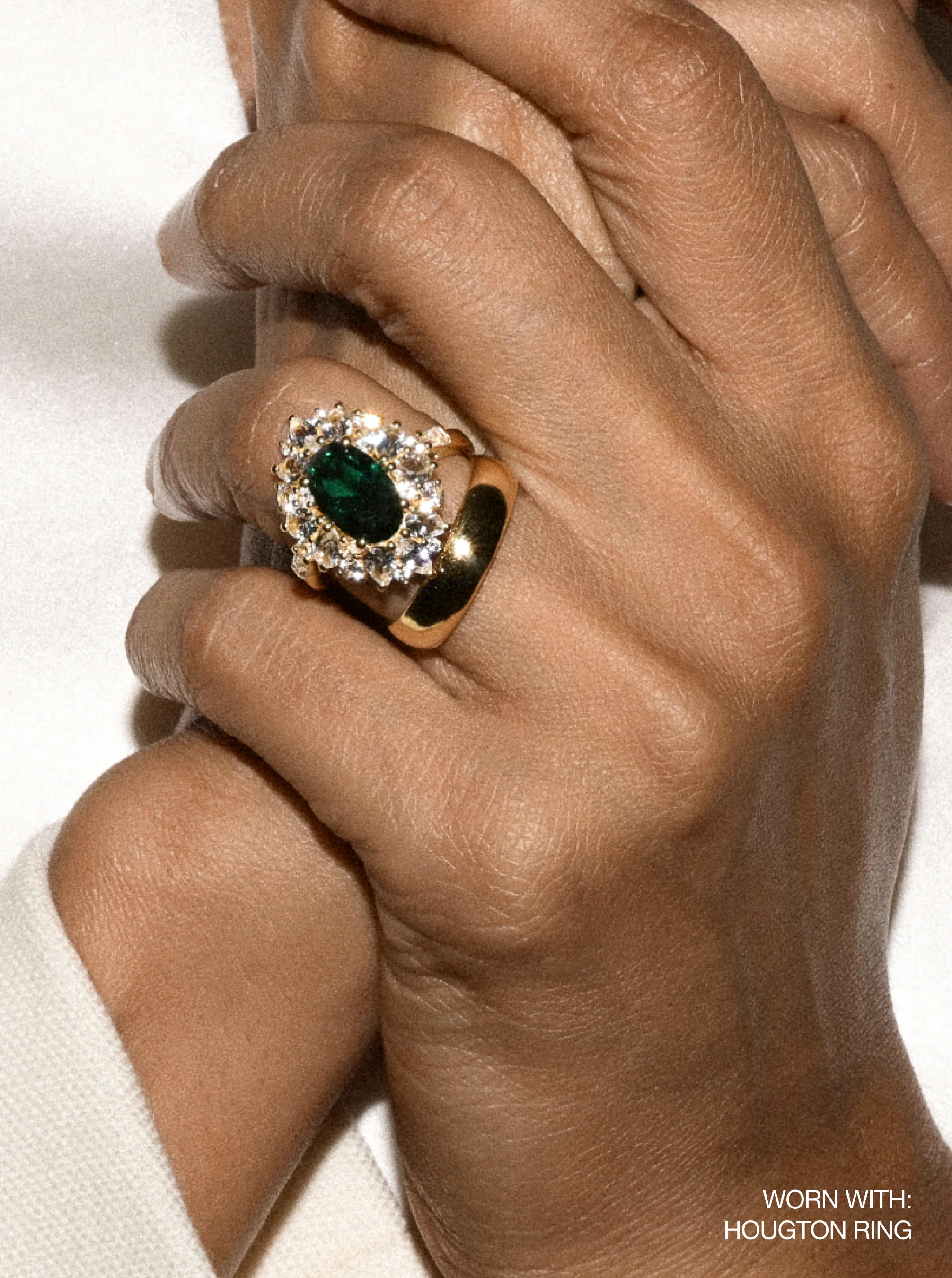 14K HOWARD GOLD BAND, 14K WHITE GOLD - Image 4