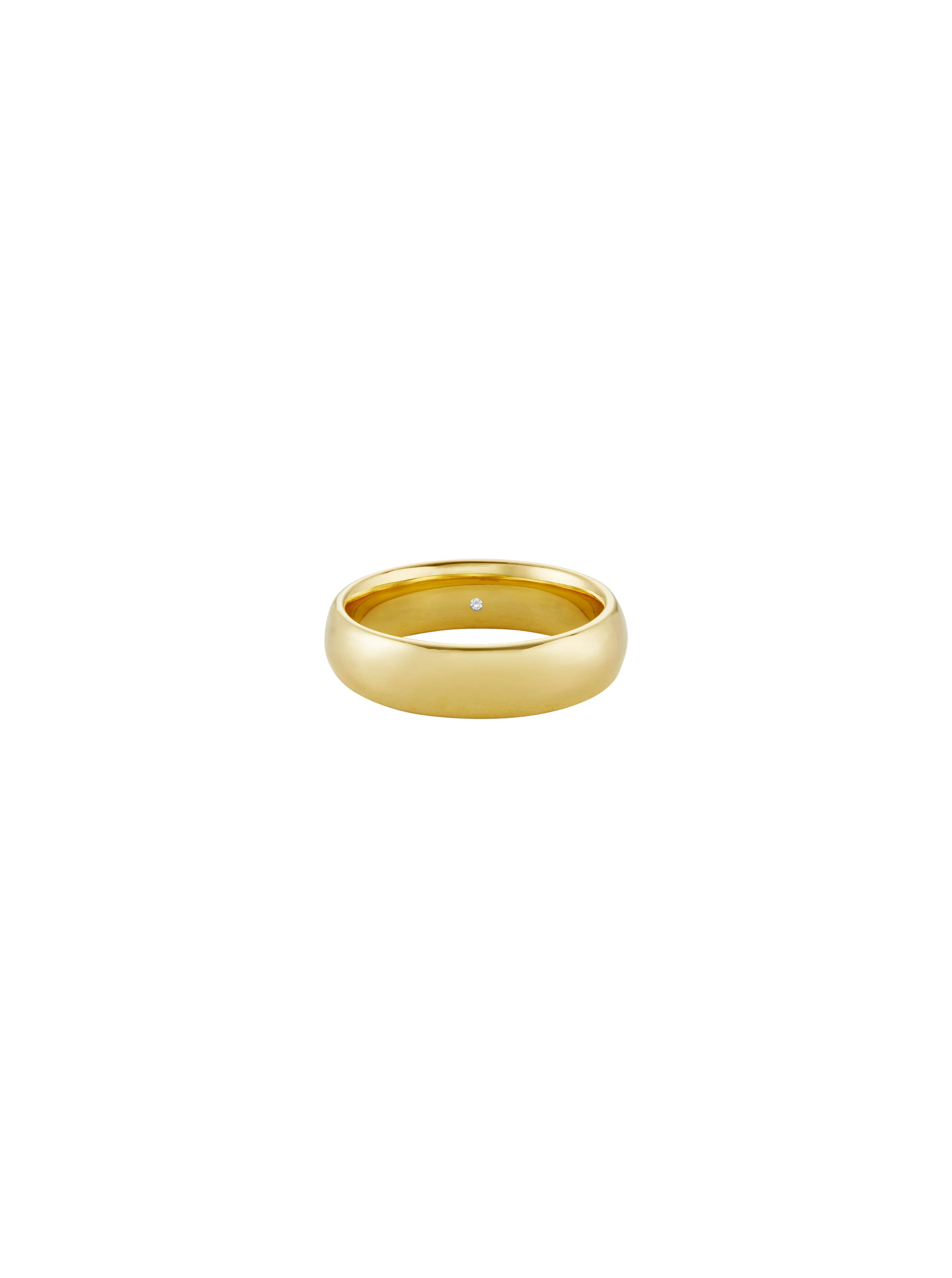 14K HOWARD GOLD BAND, 14K YELLOW GOLD