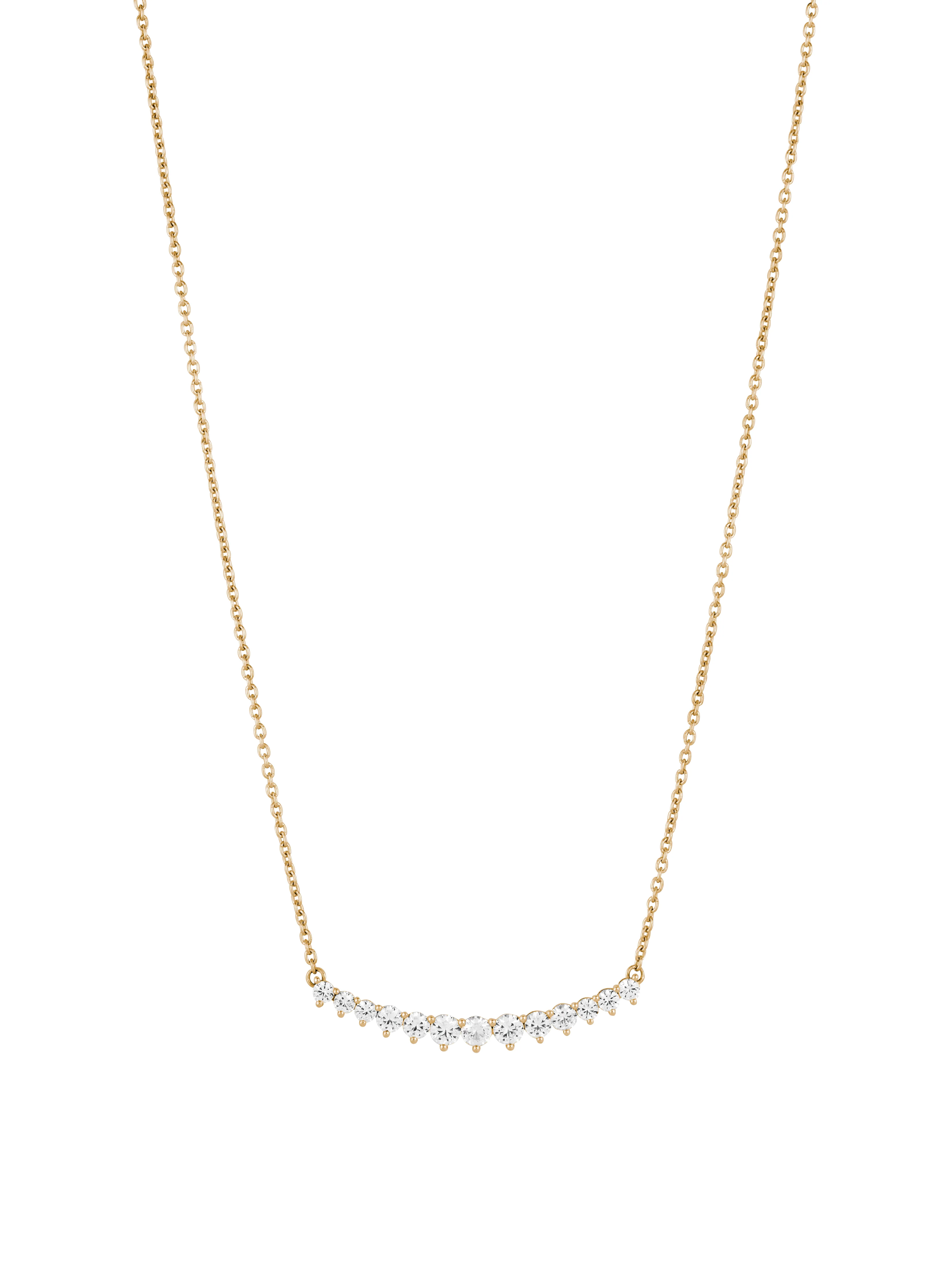 CURVE NECKLACE, 18K GOLD VERMEIL