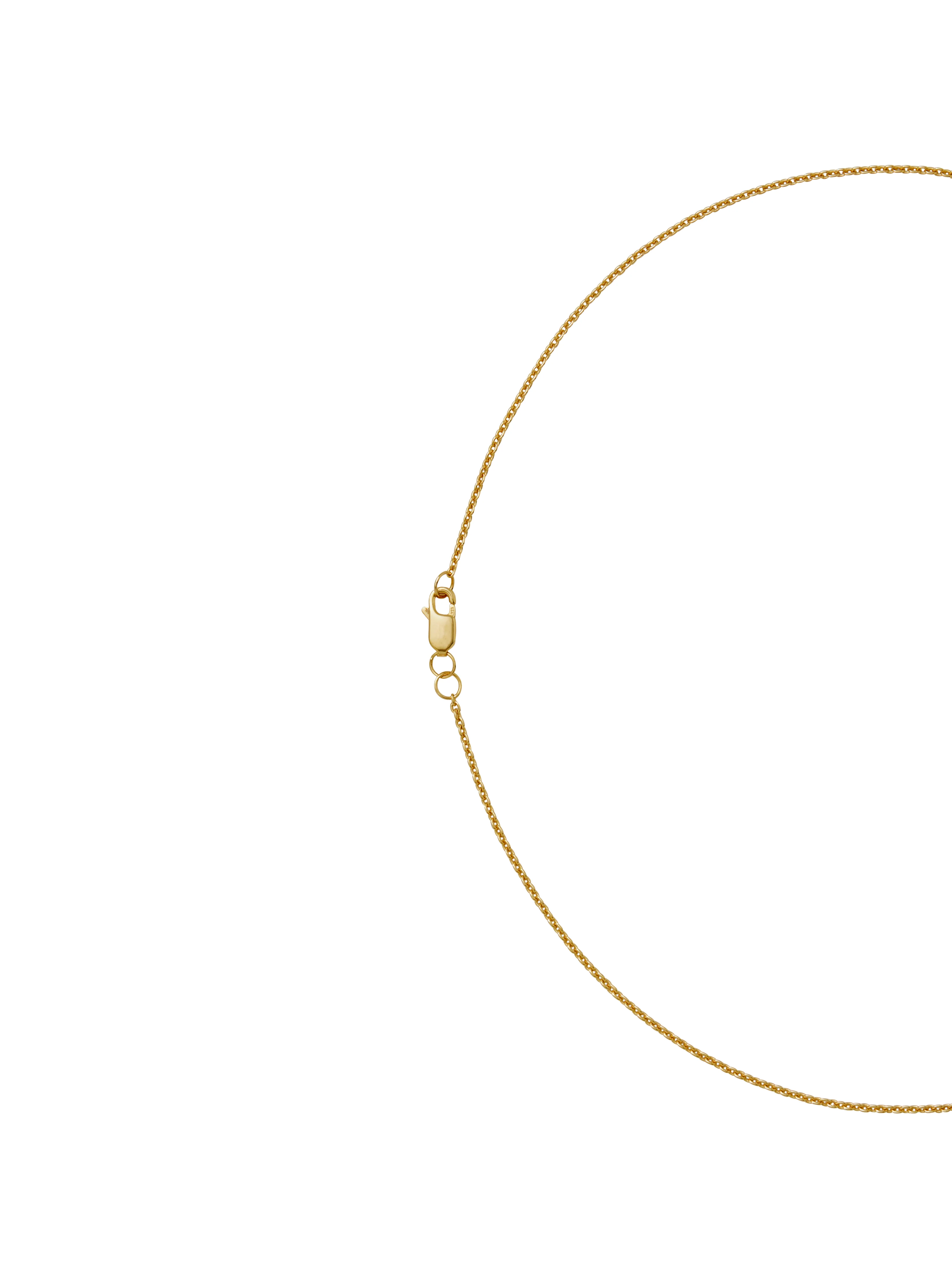 CURVE NECKLACE, 18K GOLD VERMEIL - Image 2