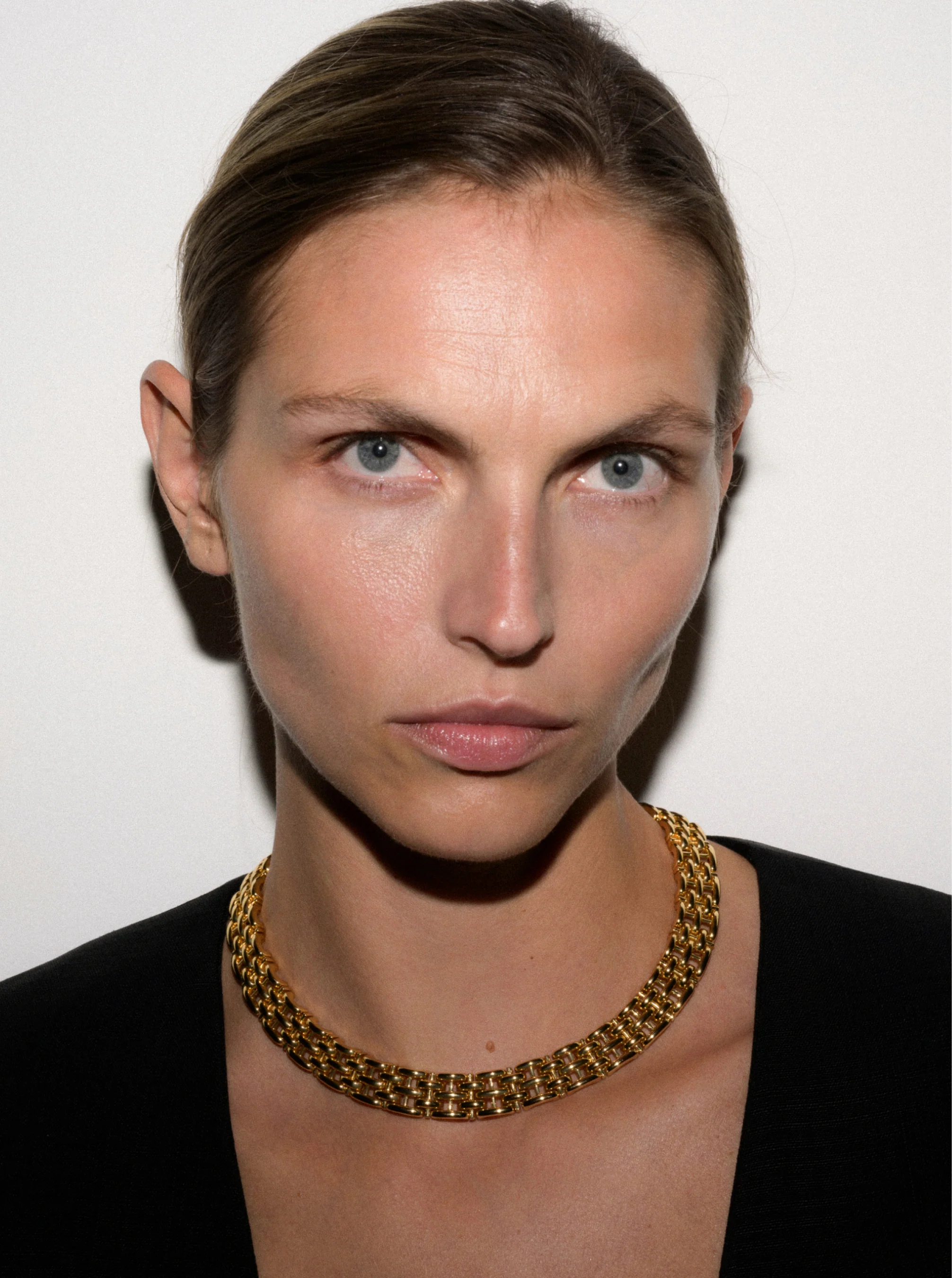 CLARETTE NECKLACE, 18K GOLD COATED BRASS - Image 3