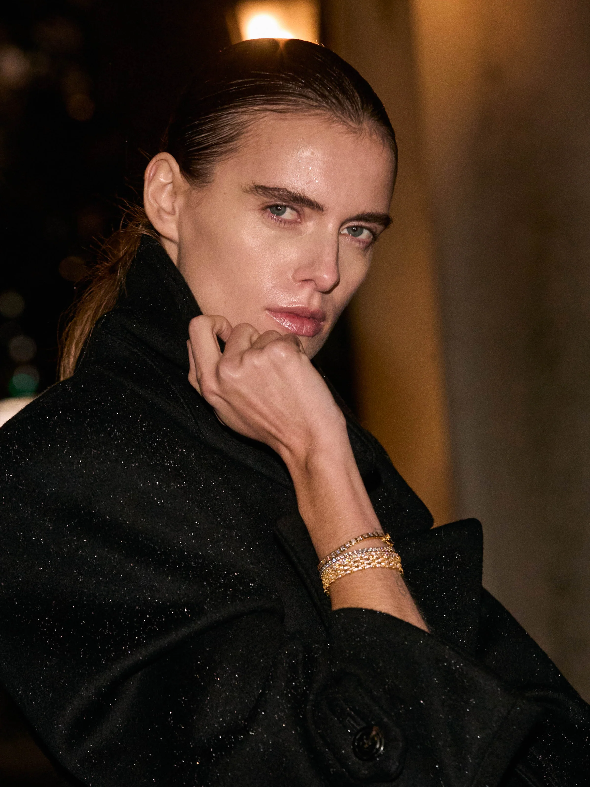 DORSEY PRINCESS-CUT RIVIÈRE BRACELET IN LAB WHITE SAPPHIRE, STERLING SILVER - Image 4