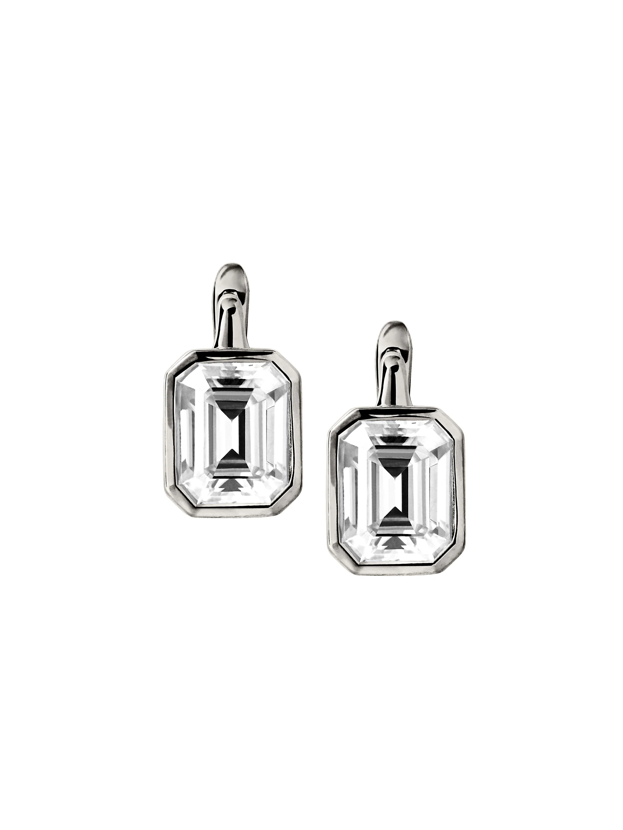 ODETTE EARRINGS IN MOISSANITE, STERLING SILVER