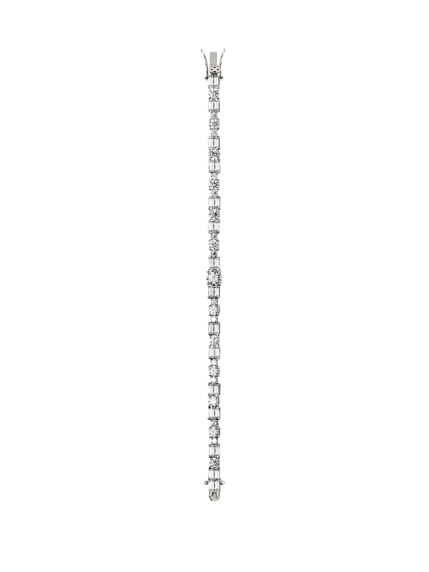 EMME RIVIÈRE BRACELET IN MOISSANITE, STERLING SILVER
