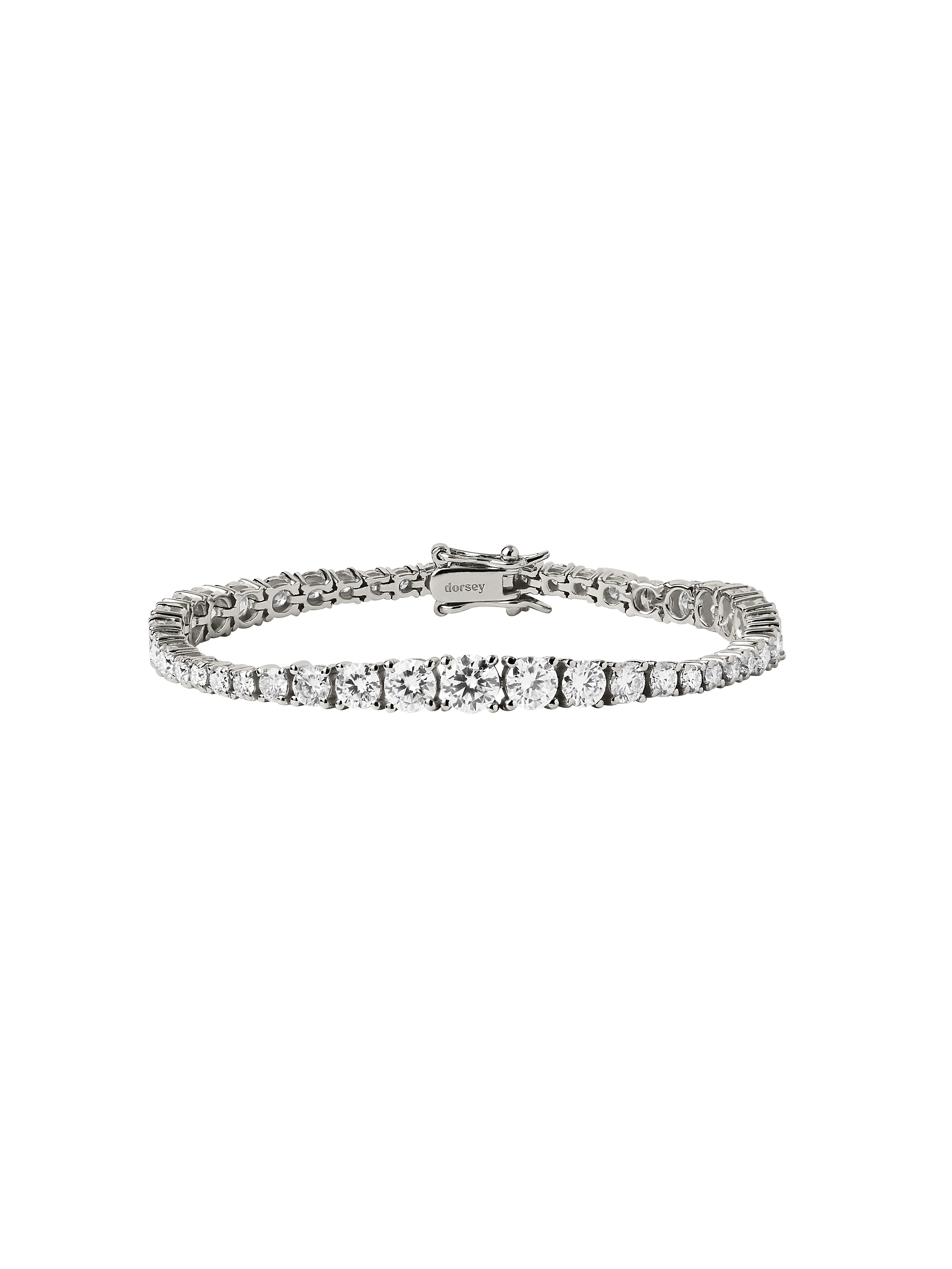 ISADORA RIVIÈRE BRACELET IN MOISSANITE, STERLING SILVER - Image 2