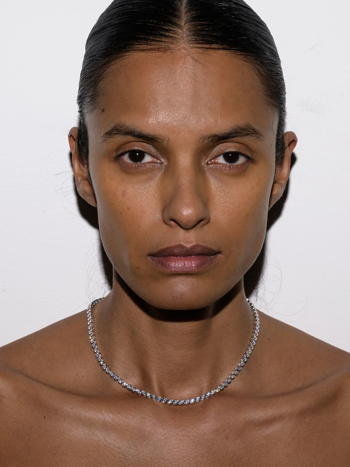 JAMES BEZEL RIVIÈRE NECKLACE IN MOISSANITE, STERLING SILVER - Image 4