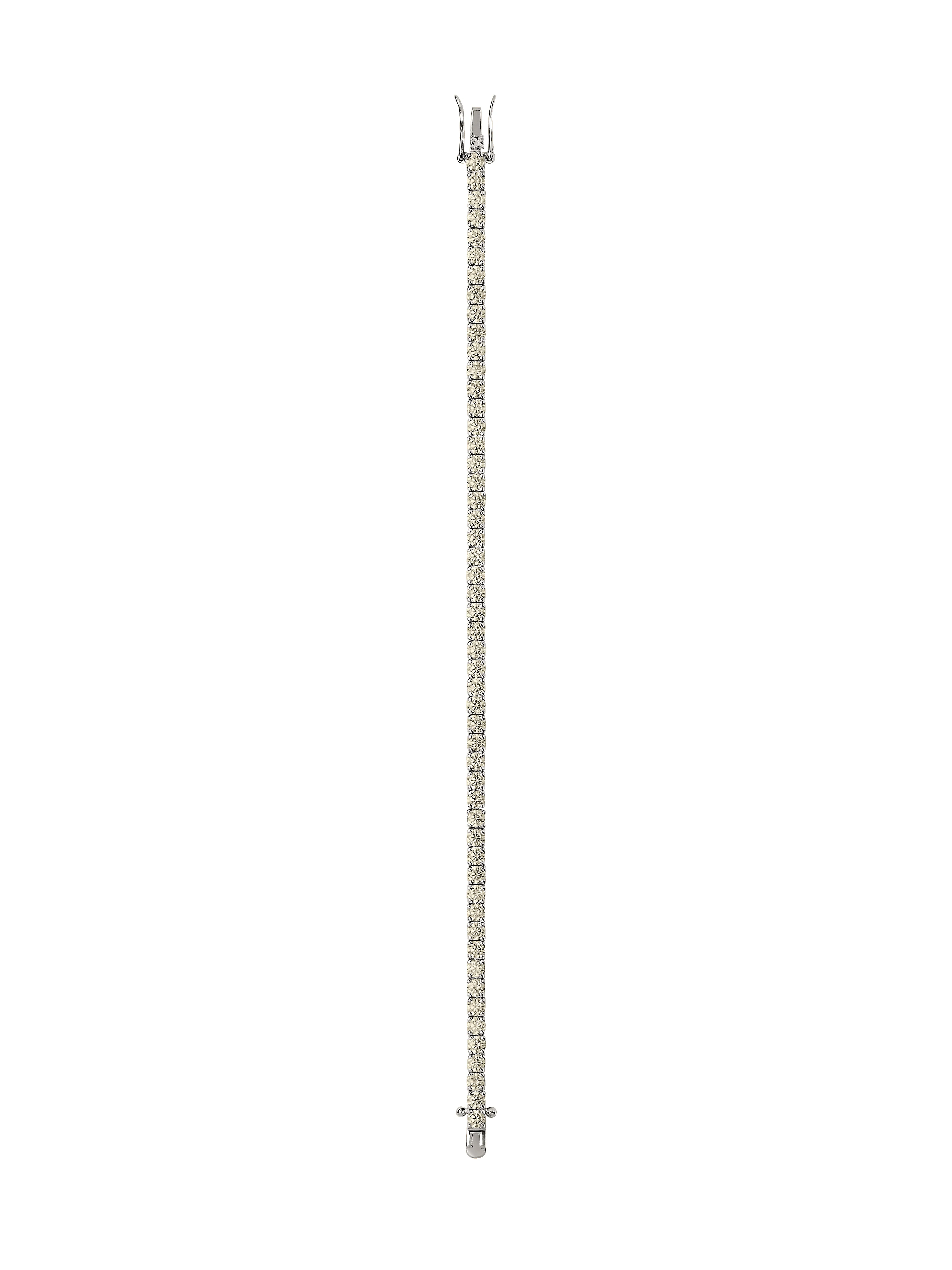 KATE RIVIÈRE BRACELET IN 3MM HONEY MOISSANITE, STERLING SILVER