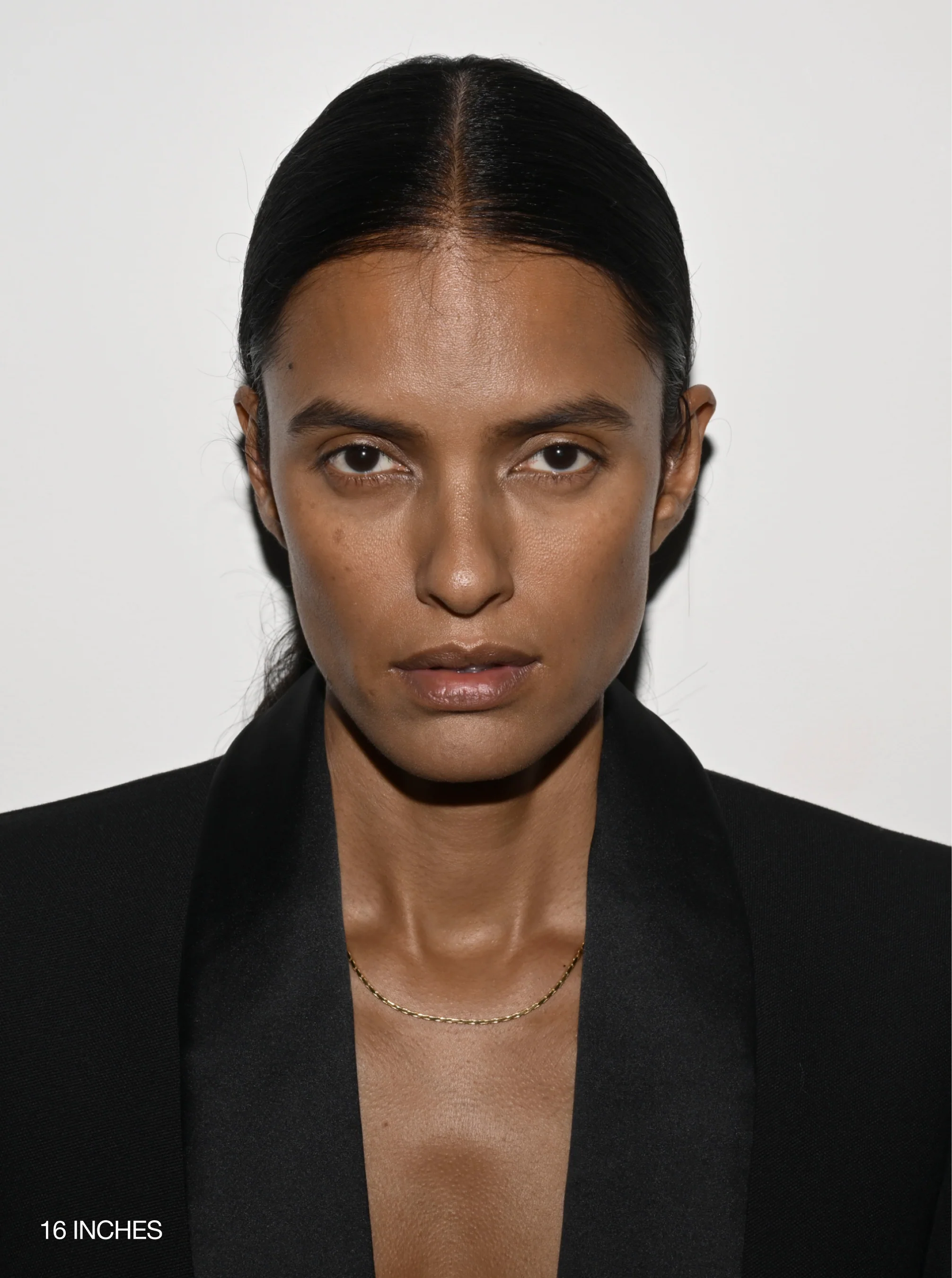 LINNEA NECKLACE WITH LAB DIAMOND ACCENT, 18K GOLD VERMEIL - Image 5