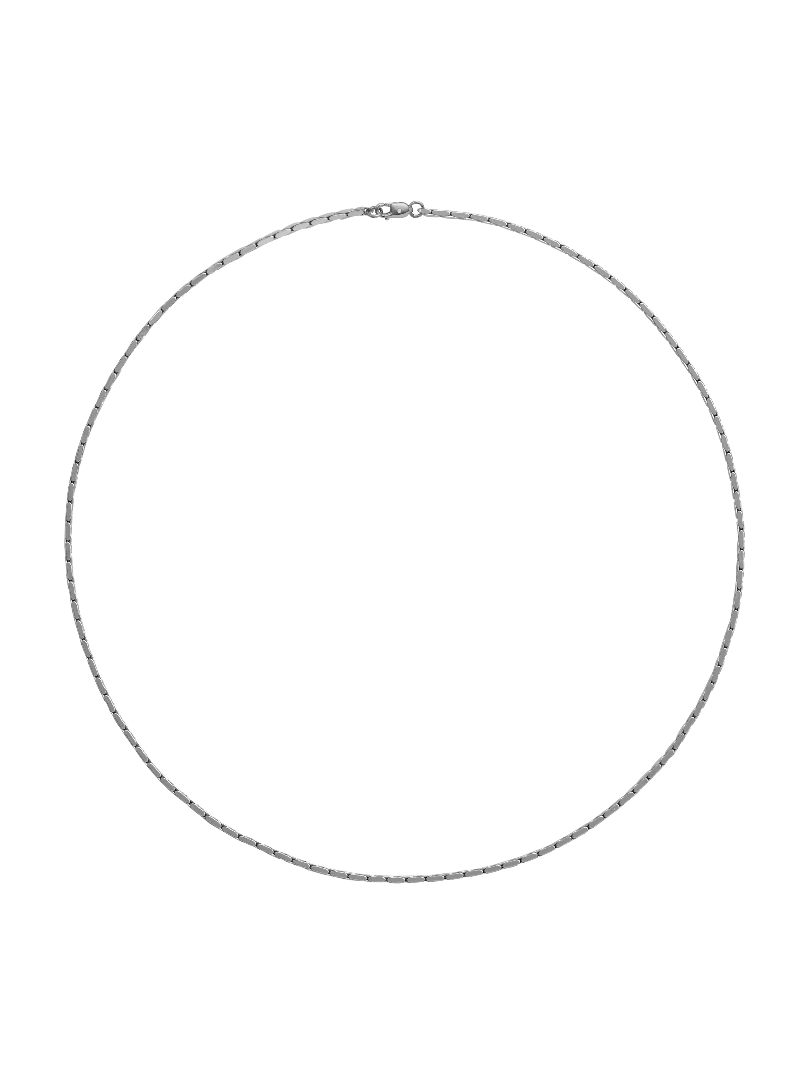 LINNEA NECKLACE WITH LAB DIAMOND ACCENT, STERLING SILVER