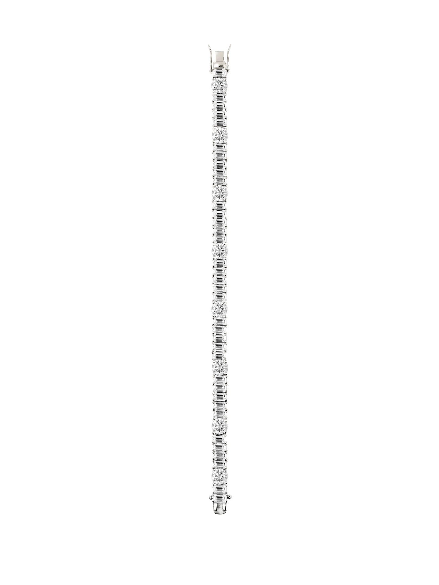MARCELLE RIVIÈRE BRACELET IN MOISSANITE, STERLING SILVER