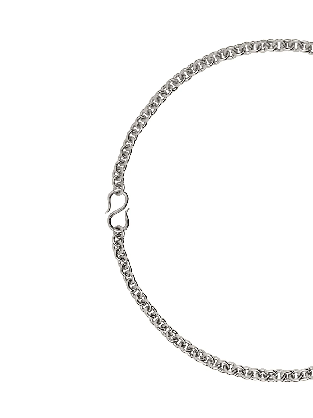 MERRICK PEAR-CUT CHAIN NECKLACE IN LAB DIAMOND, STERLING SILVER - Image 2