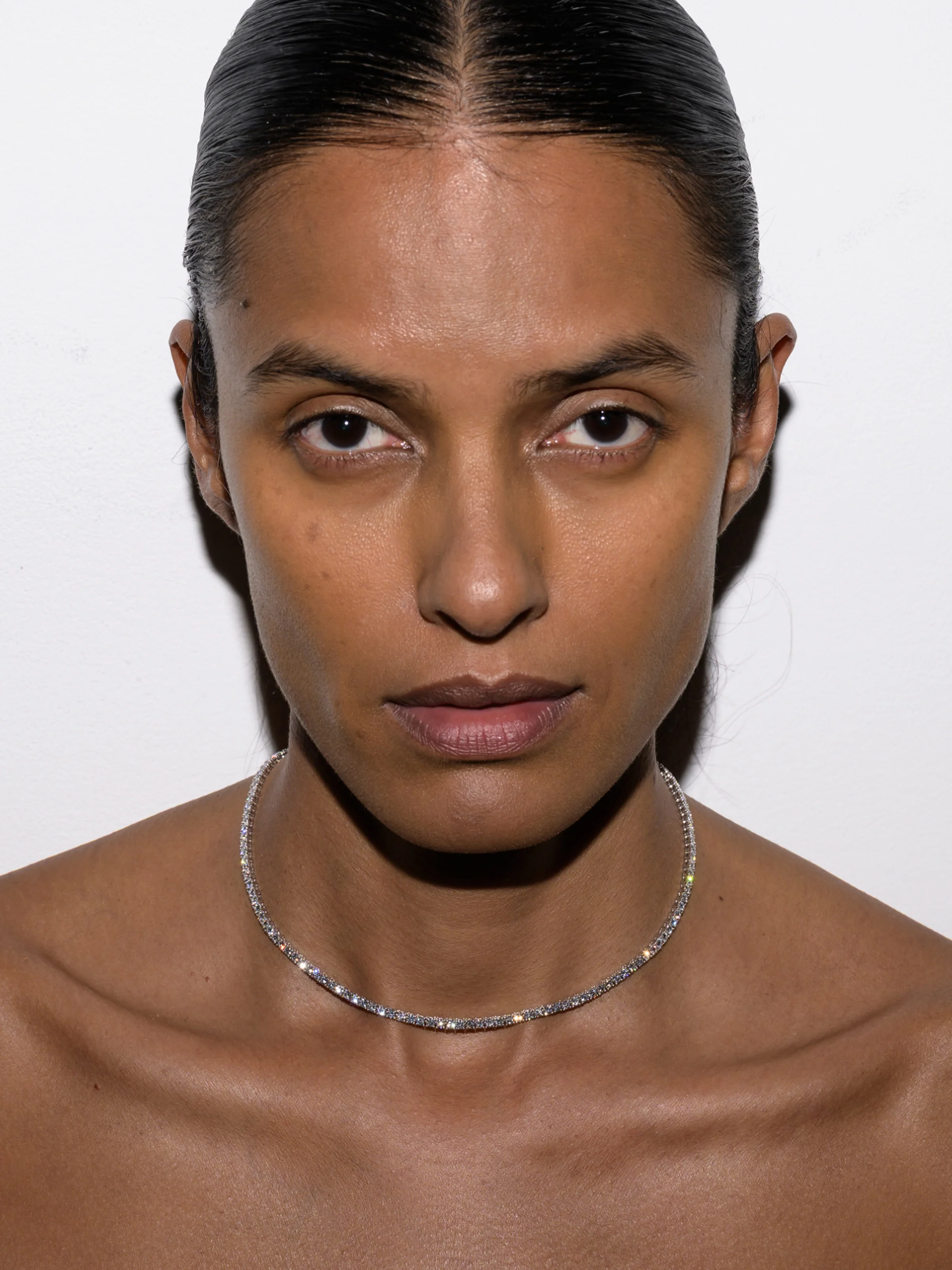 KATE RIVIÈRE NECKLACE IN 3MM MOISSANITE, STERLING SILVER - Image 4