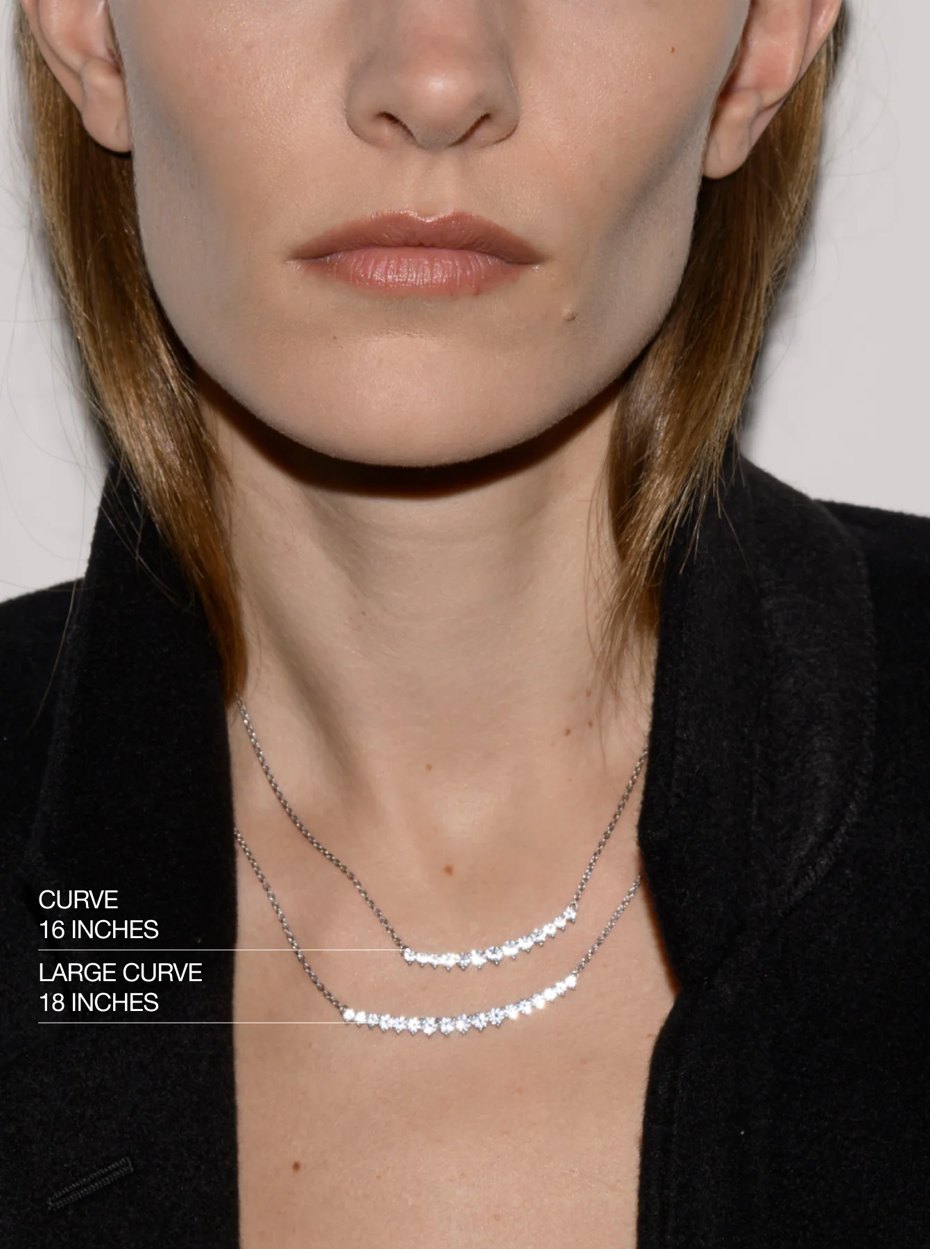 CURVE NECKLACE, STERLING SILVER - Image 4