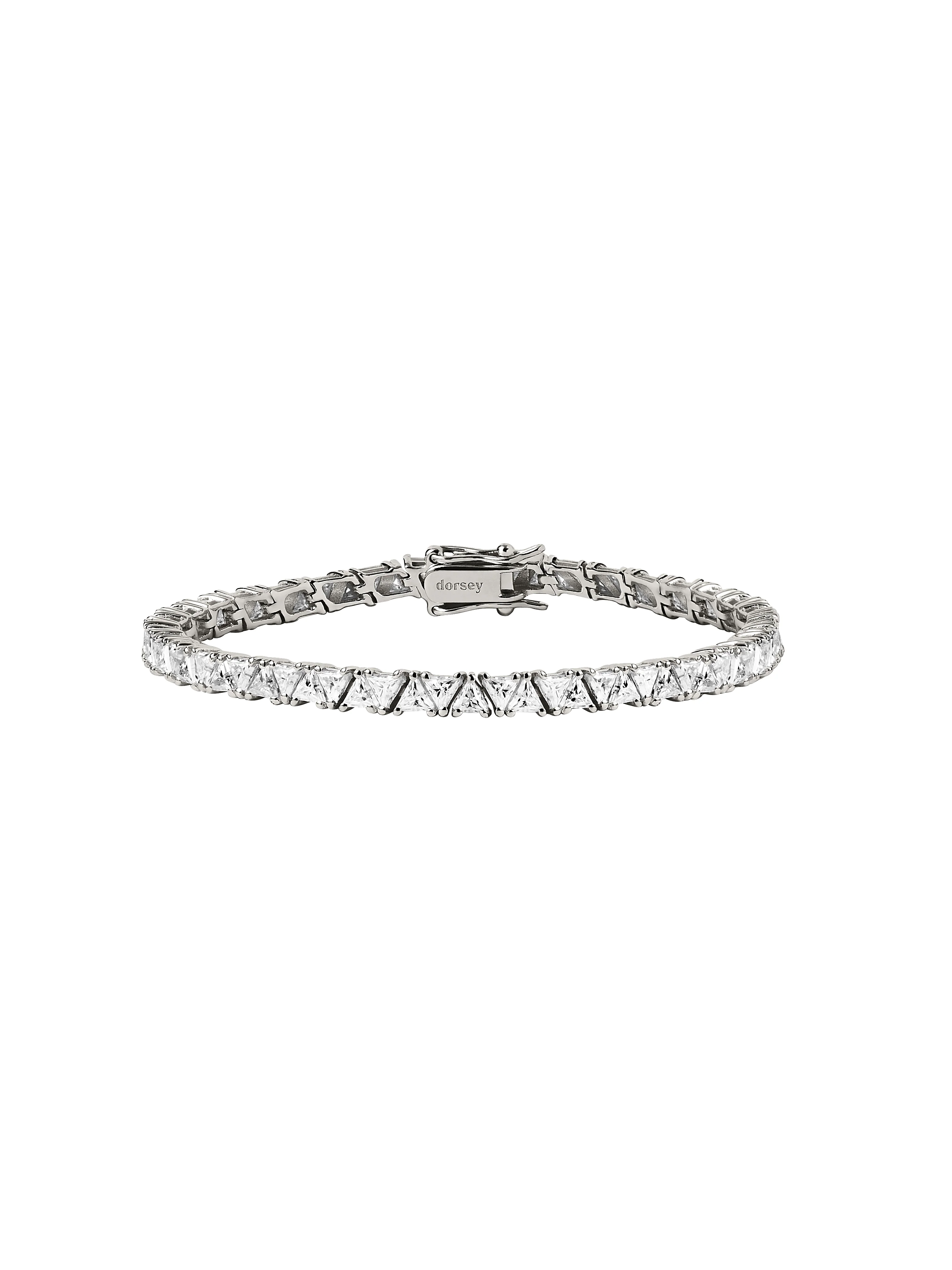 PETITE THEODORA RIVIÈRE BRACELET IN MOISSANITE, STERLING SILVER - Image 2