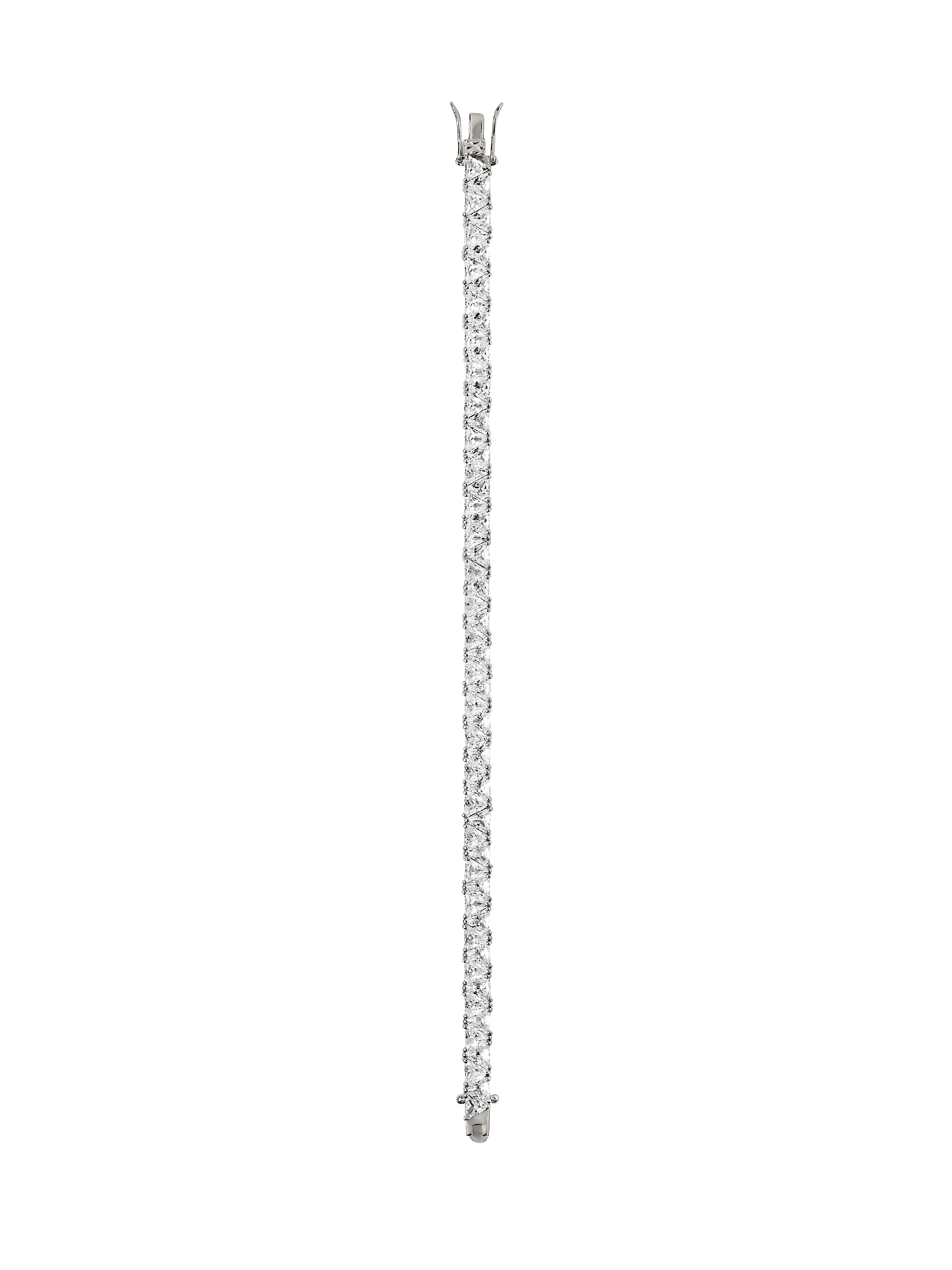 THEODORA RIVIÈRE BRACELET IN MOISSANITE, STERLING SILVER