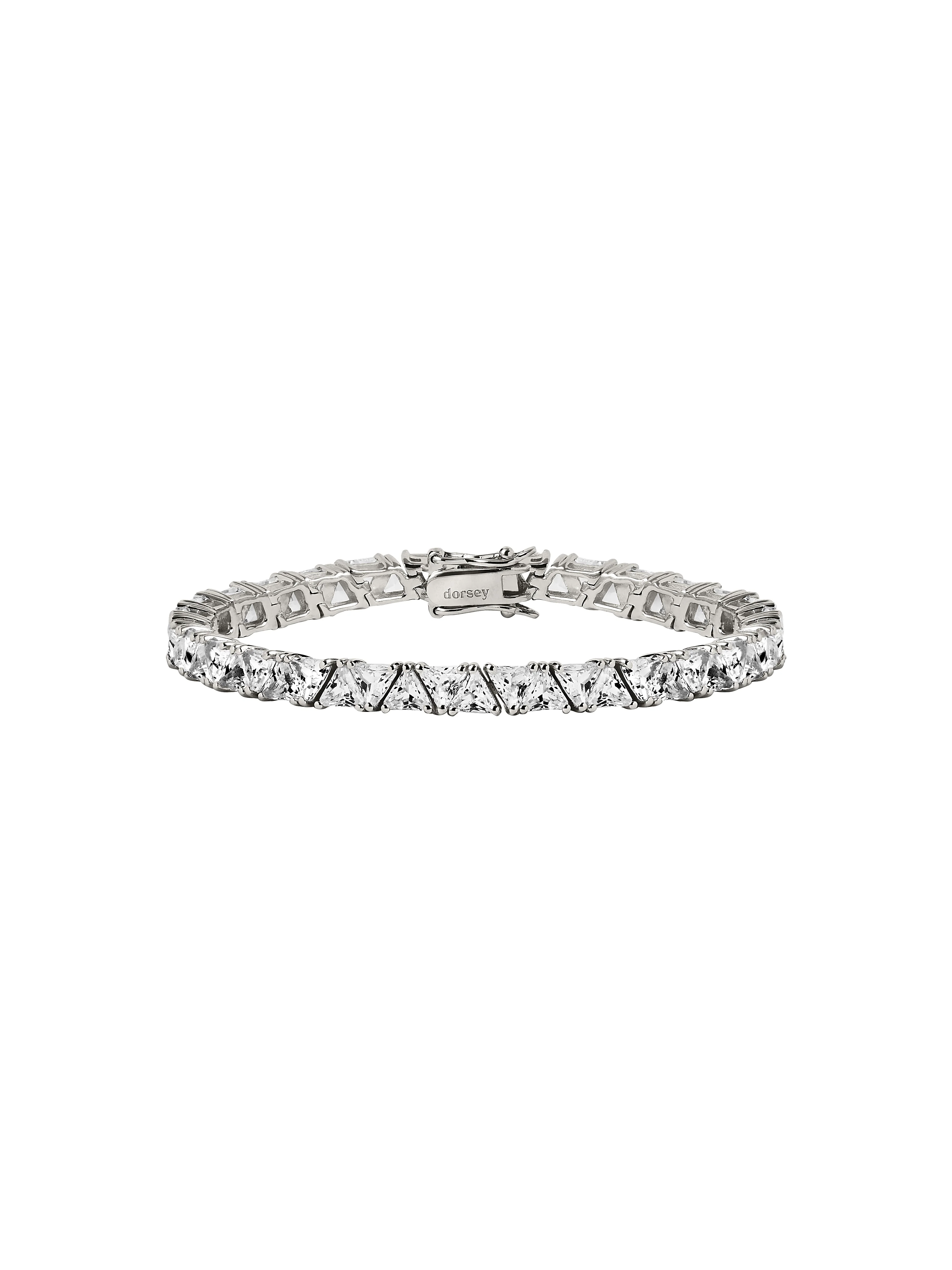 THEODORA RIVIÈRE BRACELET IN MOISSANITE, STERLING SILVER - Image 2